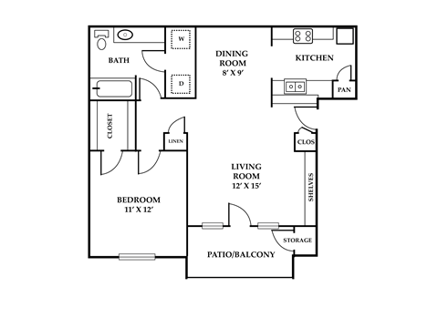 a floor plan of a home